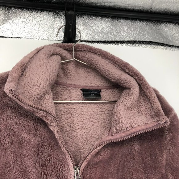 32 Degree heat Mauve purple full zip teddy jacket in Lavender Medium - Picture 13 of 16